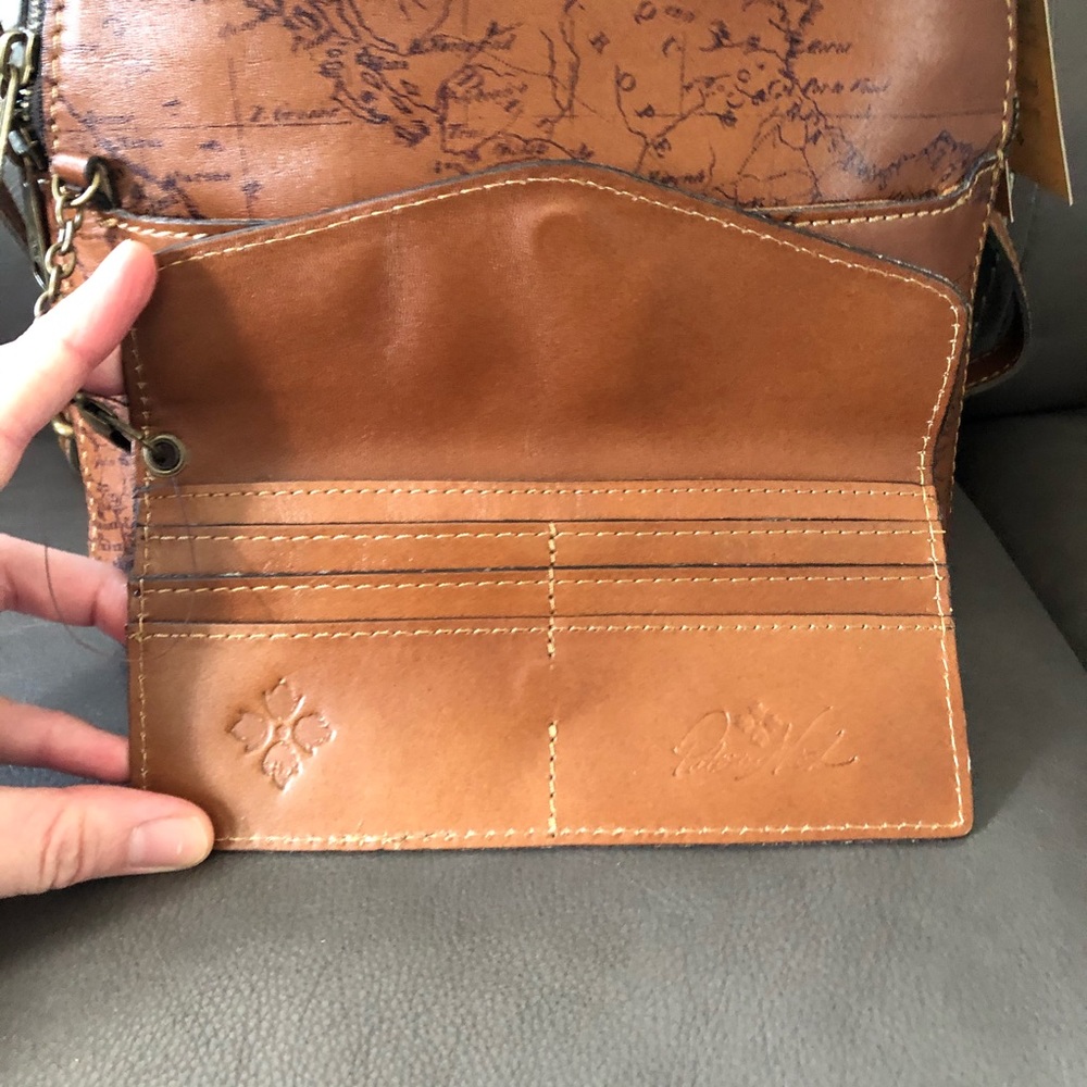 Patricia Nash Montioni Map Backpack Riot Rust NWT - Picture 4 of 7
